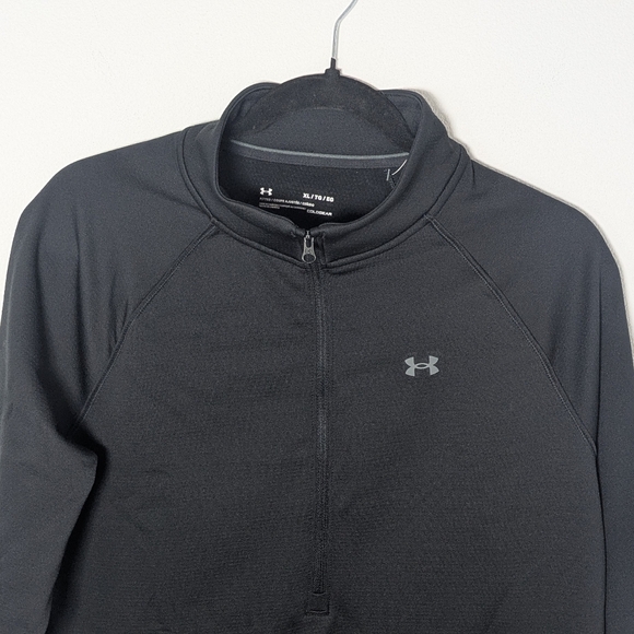 Under Armour New Women's ColdGear Base 4.0 1/2 Zip Black Size XL Thermal Fleece - Picture 5 of 16